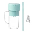 thumbnail image 2 of Licuadora eléctrica pequeña de tamaño personal, 420 ml, para jugos frescos Azul, 2 of 9