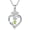 01-August, variant on Graduation Gifts for Women 2026, 925 Sterling Silver Heart Birthstone Graduation Necklace, Inspiring Grad Pendant Necklace, College Seniors High School Graduations Jewelry Gifts (April)