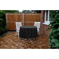 thumbnail image 7 of Vargottam Indoor/Outdoor Round Tablecloth 58 Inch Round Tablecloth Waterproof Patio Table Cloths, Spring/Summer Table Covers for Backyard Circular Table/BBQs/Picnic - Black, 7 of 7