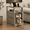 Greige, variant on GALAXHERO Farmhouse End Table with Storage Narrow Side Table for Living Room  Small Table with USB Ports and Outlets for Bedroom Espresso