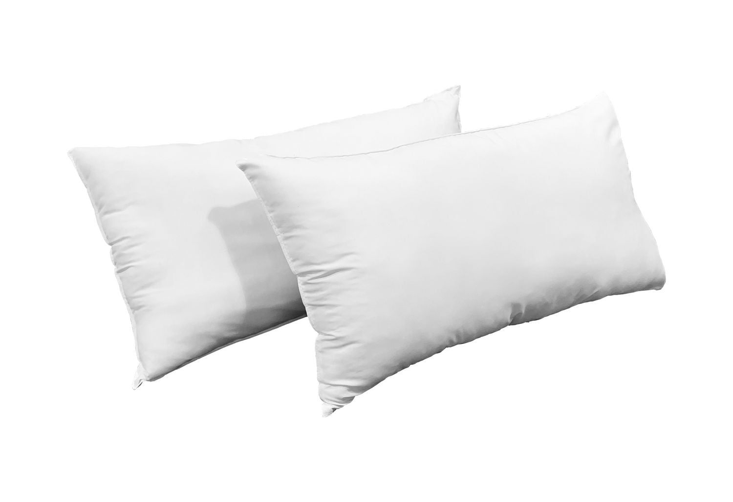 LOT DE 2 OREILLERS EN MICROFIBRE
