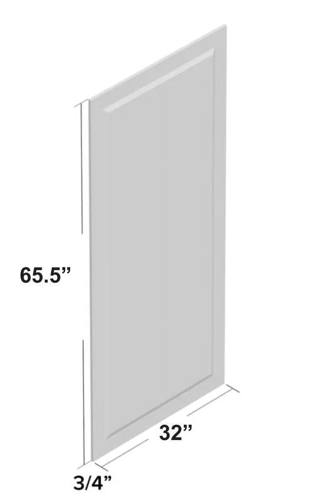 Rayne Beveled Full Length Wall Mirror 65.5"x32" Floor Mirror Dark Mahogany