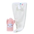 thumbnail image 3 of Sanrio-muñeco de peluche de Hello Kitty, gorro de baño grueso, terciopelo Coral, Melody, suave, absorbente, champú, Kuromi, diadema de baño, 3 of 4