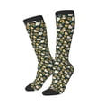 thumbnail image 2 of Balery Bear Sunflower Printed Novelty Socks Men's Women's Crew Socks Sports Socks Knee High Socks Cotton Socks Quirky and Cool Socks, 2 of 9