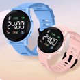 thumbnail image 5 of Eosunjian Student Watch LED Display Waterproof High Accuracy Long Battery Life Low Consumption Precise Time Casual Silicone Watchband Electronic Watch for Outdoor Grey, 5 of 13