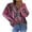 Pink, variant on ZQGJB Fall Cardigans for Women Vintage Printed Long Sleeve Button V Neck Cable Knitted Pullover Sweaters Loose Lightweight Baggy Outwear Tops Gray S