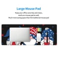 thumbnail image 5 of Rocae Gnome Independence Day for Gaming Mouse Pad, Mouse Pad Large, Office Computer Keyboard Mousepad, Keyboard and Mouse Pad with Stitched Edges,31.5 x 11.8 in, 5 of 5