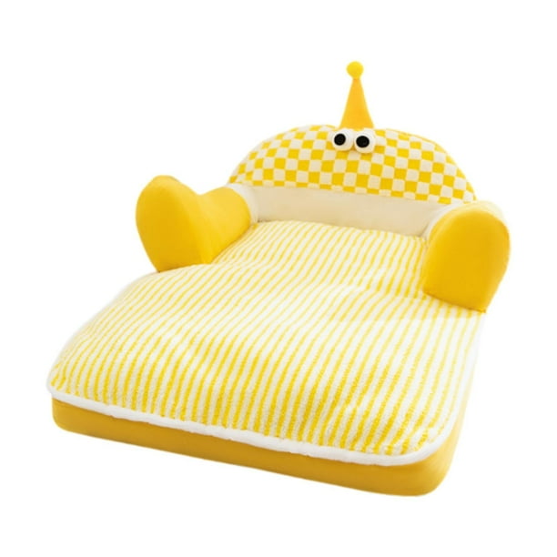Sofá Cama para Perros Sofá Cama para Mascotas Sofá Cama para Gatos de Interior Cama para Perros para Dormir Pequeña y Gruesa M