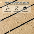 thumbnail image 4 of KALLORY Peel and Stick Wallpaper Wood Plank Roll 40cm x 3m Rustic Faux Wood Grain Removable Self Adhesive Wall Covering for Bedroom, 4 of 10