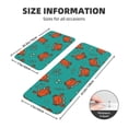 thumbnail image 2 of Zufioo Colorful Crab 2PCS Kitchen Mats for Floor,Home Decor Cushion, 2PCS Kitchen Rugs,Anti Fatigue Mats for Kitchen Floor,Waterproof Kitchen Rug Set, 2 of 6