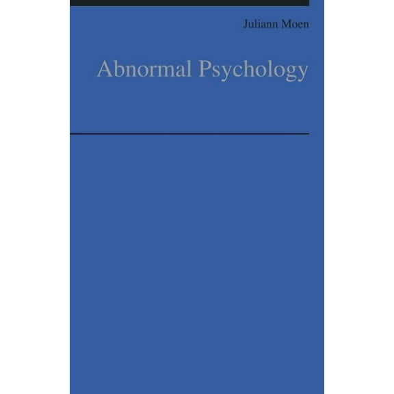 Abnormal Psychology, (Paperback)