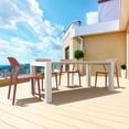 thumbnail image 4 of Compamia Snow Resin Dining Chair in Marsala finish, 4 of 9