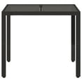 thumbnail image 3 of vidaXL Garden Table Black PE Rattan 35.4 x 35.4 in Sturdy Garden Table, 3 of 5
