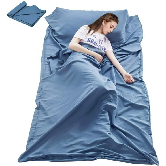 Sleeping Bag Liner - Camping & Travel Sheets for Adults - Sleeping Sack & Sheets for Backpacking, Hotel, Hostels & Traveling
