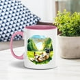 thumbnail image 3 of Happy Retirement with Pug Enjoy Life Rest Time 11oz Accent Two-tone Mug Dog Lover Gifts Coffee Tea Cup - 02027, 3 of 5