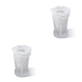 thumbnail image 2 of Yuarrent Molde de silicona para velas aromáticas, velas hechas a mano, cubo de cera, yeso, molde liso, artesanía de resina epoxi, decoración Type2 NO2, 2 of 6
