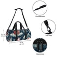 thumbnail image 5 of Christmas Yoga Bag Carry on Gym Luggage Sports Bag, Size 17.7 Inches with Interior Zipper Pocket - Large Capacity for Various Scenarios, 5 of 6