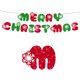 thumbnail image 2 of Pancartas y Adornos de Fiesta onlyliua Ofertas Del Día Alfabeto Brillante y Copos de Nieve de Feliz Navidad, 2 of 6