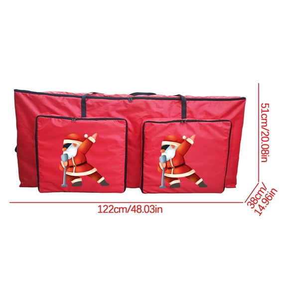 weibbin Christmas Tree Storage Bag Waterproof Christmas Tree Bag For Storage Box For Xmas - Strong, Durable Handles 122*38*51cm