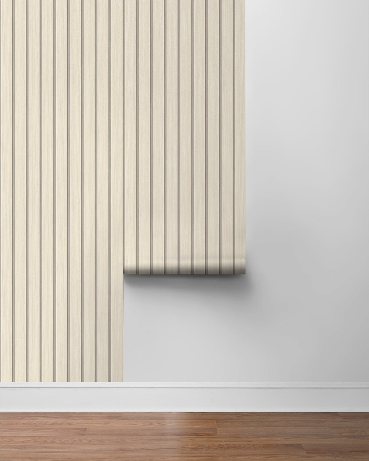 Stacy Garcia Home Faux Wooden Slats Peel and Stick Wallpaper