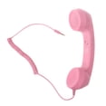 thumbnail image 3 of 1X Auricular Micrófono de Microteléfono de Teléfono Accesorio de sonido para Llamadas Suaves Fácil de de Teléfono Ordenad Rosado, 3 of 8