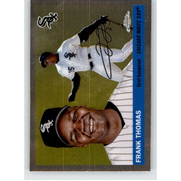 2025 Topps Chrome Platinum #449 Frank Thomas Chicago White Sox MLB Baseball Base Trading Card