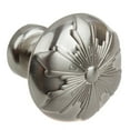 thumbnail image 2 of GlideRite 1-1/8 in. Round Snowflake Cabinet Knob, Satin Nickel, Pack of 25, 2 of 5