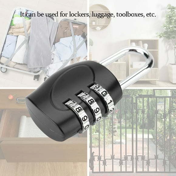 Mini Zinc Alloy Material Combination Luggage Lock, Luggage Password Lock, Office for Lockers Gymnasium Luggage Toolboxes Backpack School Shopping Mall Hotel