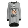 thumbnail image 3 of Disney's Women's and Women's Plus Nightmare Before Christmas Sleepshirt with Socks, 3 of 5