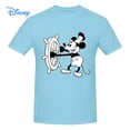 thumbnail image 2 of Disney Mickey Mouse Steamboat Willie T shirt Harajuku Short Sleeve T-shirt 100% Cotton Graphics Tshirt Brands Tee TopS Gao Jinjia LED, 2 of 2
