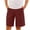 Boys Shorts - Wine, variant on Maqroz Athletic Shorts for Boys Elastic Waist Mid Thigh Short Pants Casual Loose Fashion Solid Color Bottoms for Summer Occasions and Activities, Size 14-15 Years