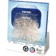 Domtar Husky Copy30 30% Recycled Copy Fax Laser Inkjet Printer Paper, 8 1/2 x 11 inch Letter Size, 20 Lb. Density, 92 Bright White, Acid-Free, FSC Certified, Ream, 500 Total Sheets (3160)