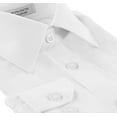thumbnail image 3 of AKA Boys White On White Long Sleeve Dress Shirt Waffle 12M, 3 of 3