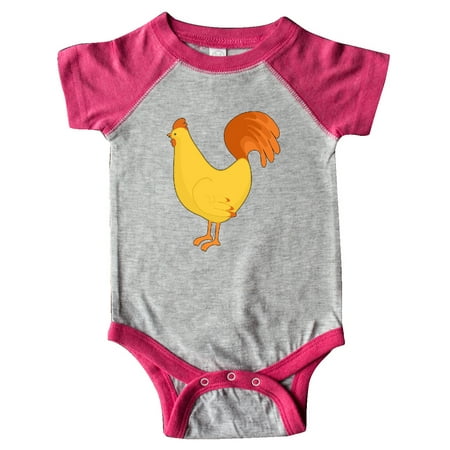 

Inktastic Cute Yellow Chicken Gift Baby Boy or Baby Girl Bodysuit