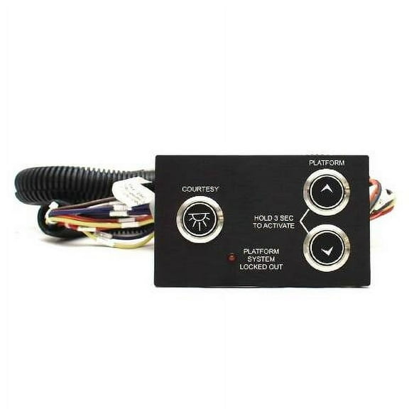 Aviara Boat Switch Panel 501291A | Swim Platform Black Aluminum