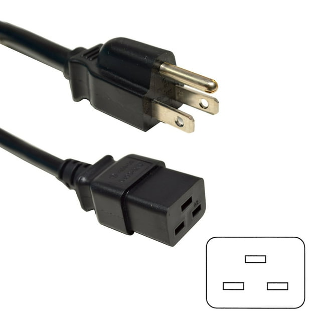HQRP 6ft AC Power Cord for NEC NP-PX800X2 / NP-PX700W2 / NP-PX800X2-08ZL / NP-PX700W2-08ZL / NP-PX700W2-08ZL Projector, Mains Cable plus HQRP Coaster