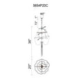 thumbnail image 2 of 9 Light Down Chandelier with Chrome finish, 2 of 3