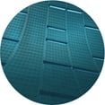 thumbnail image 1 of Ahgly Company Indoor Round Patterned Dark Turquoise Green Area Rugs, 4' Round, 1 of 6