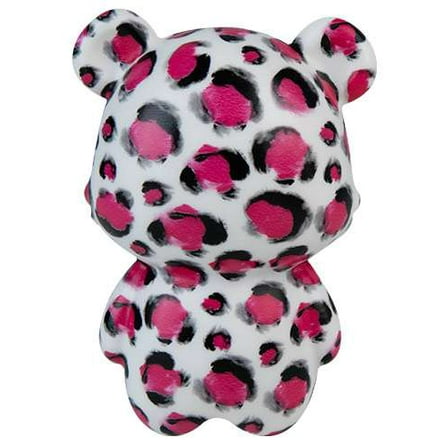 Very Beary Series 1 Pink Leopard Print Collectible Squeeze Toy