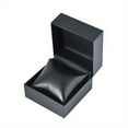 thumbnail image 3 of Odear Flip Watch Case with Pillow Watch Box for Men Black 3.94*3.94*2.87in, 3 of 4