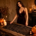 thumbnail image 7 of Halloween Decoration Indoor Outdoor Clearance Under $5.00! Thanksgiving Fall Decorations for Home, Halloween Decoration Party Decorations Lace Table Flag Tablecloth, 7 of 7