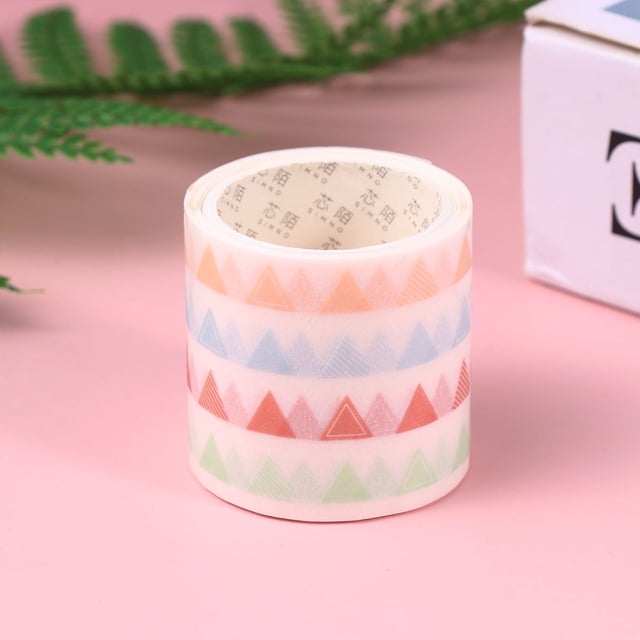 UPGRATOR 2Pack Washi Decorative Tape Memo Stickers Assorted Color for Planning and Book Marking