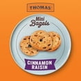 thumbnail image 3 of Thomas' Cinnamon Raisin Bagels, 10 Count, Mini Bagels, 15 oz Bag pack of 3, 3 of 3