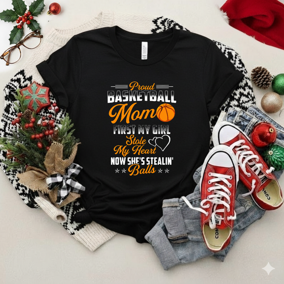 Funny Basketball Mom Retro Coach Support Graphic Style Unisex T-Shirt V11690 up to size 5XL