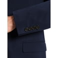 thumbnail image 4 of Chaps Men's Navy Solid Classic Fit Tailored Suit Separate Jacket, Sizes 40R-48L, 4 of 9