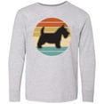 thumbnail image 3 of Inktastic Scottie Dog Vintage Scottish Terrier Long Sleeve Youth T-Shirt, 3 of 5