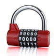 thumbnail image 1 of Lefu Heavy-Duty 5-Digit Combination Padlock for Gym Lockers & Cabinets - Secure, 1 of 8