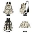 thumbnail image 4 of FORMRS Mini Backpack Purse for Women Travel Daypack Casual Shoulder Bag, Beige Birds, 4 of 7