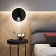 thumbnail image 4 of Lámpara de pared con luz LED de noche de 7 W + 3 W con interruptores dobles para lectura de libros, luz de pared para lectura en cabecero de loft, lámpara de lectura nocturna de 3000 K, 4 of 5