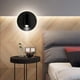 thumbnail image 4 of Luces de pared Luz nocturna LED 7W + 3W con interruptores duales Uso de lectura de libros, luz de pared de lectura con cabecera tipo loft, lámpara de lectura nocturna de 3000K, 4 of 5